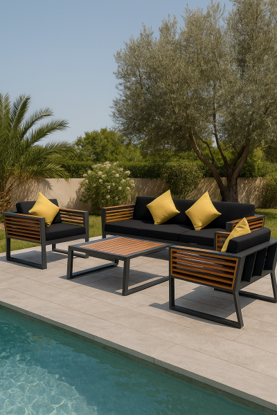 Offrez-vous l’élégance d’un salon de jardin au design épuré et contemporain