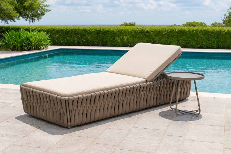 Acheter ce bain de soleil, c’est inviter l’élégance méditerranéenne sur votre terrasse — confort durable, style irrésistible