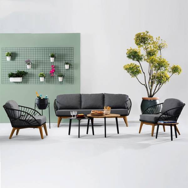 Acheter ce salon de jardin haut de gamme, c’est offrir à votre extérieur une touche de raffinement, de confort et de modernité.