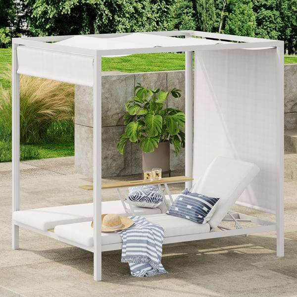 Acheter ce lit pergola et transformez votre terrasse en suite de bord de mer, où chaque sieste devient un moment d’exception