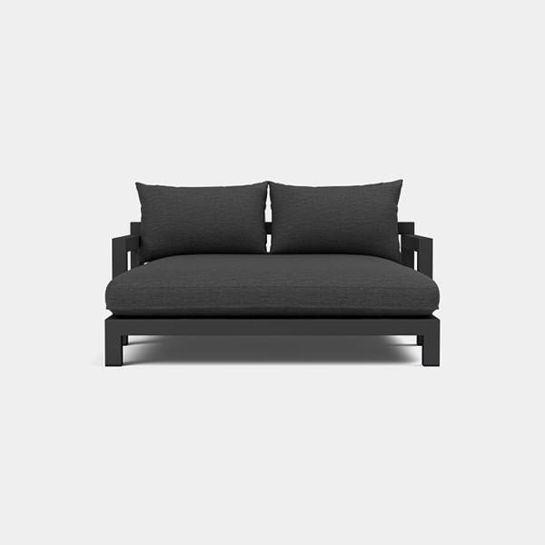 Acheter un transat double en aluminium pour aménager un espace détente extérieur confortable et design sur votre terrasse ou dans votre jardin