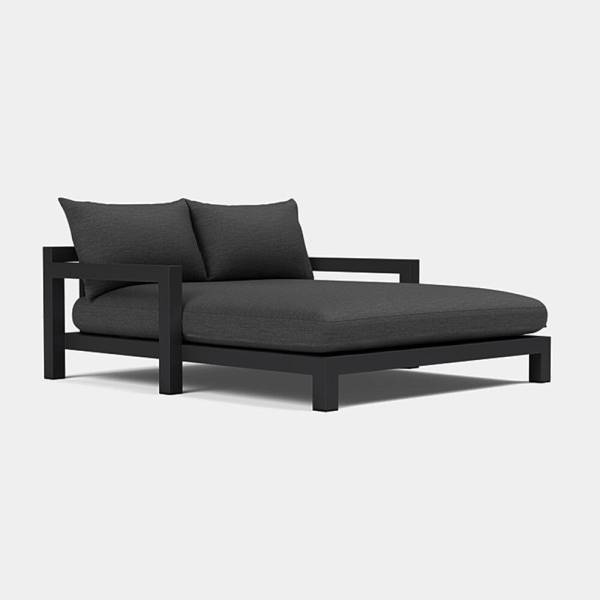 Acheter un transat double en aluminium avec matelas épais à Montpellier, Toulon ou Aix-en-Provence