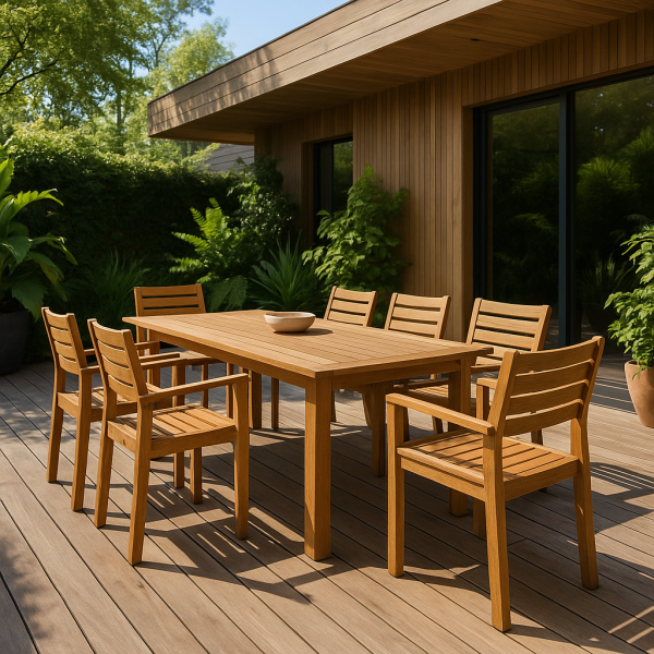 Comment entretenir votre salon de jardin en teck massif pour qu’il dure 10 ans